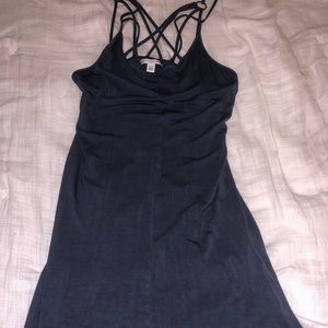 american eagle blue dress